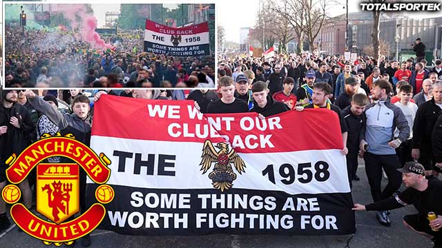 Thousands of Manchester United Fans Protest Against Club Owners Amid Financial Struggles